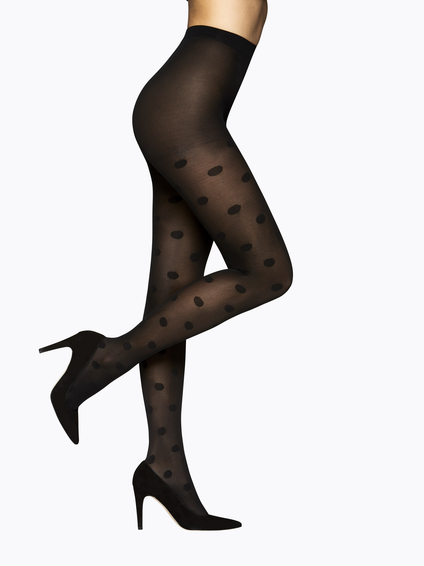 Vogue Juliet big polka dot tights - NEW!